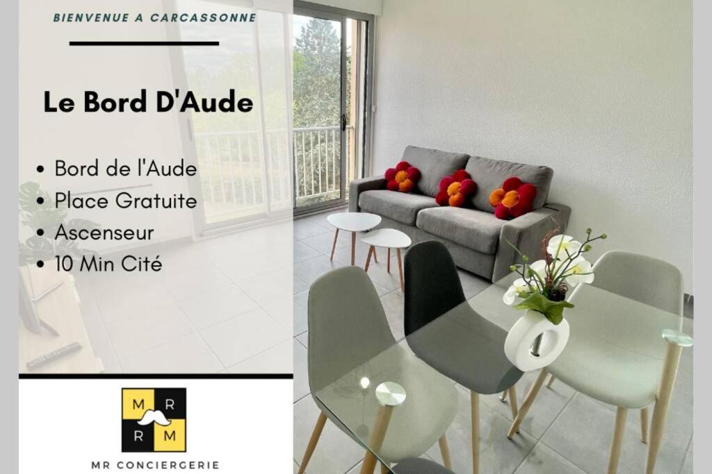 Bord D'Aude Parking Privatif Proche Cite Medievale Carcassonne Exterior foto
